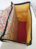 2 sided printed Dutch style panniers