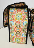 2 sided printed Dutch style panniers