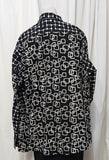 multi B&W print shirt