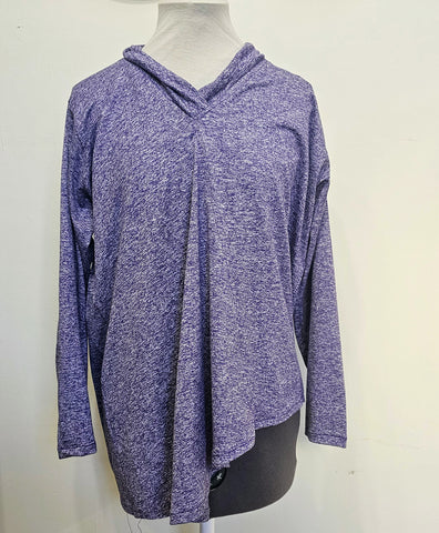 draped asymmetrical top