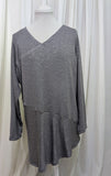 silver knit pullover