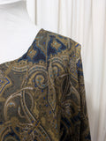 paisley chiffon pullover