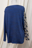 asymmetrical colour block pullover