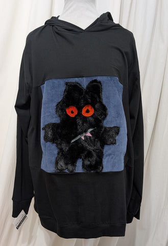 fuzzy monster hoodie