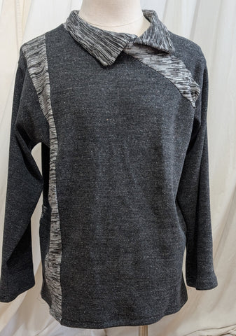 asymmetrical details sweater