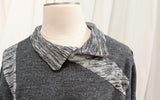 asymmetrical details sweater