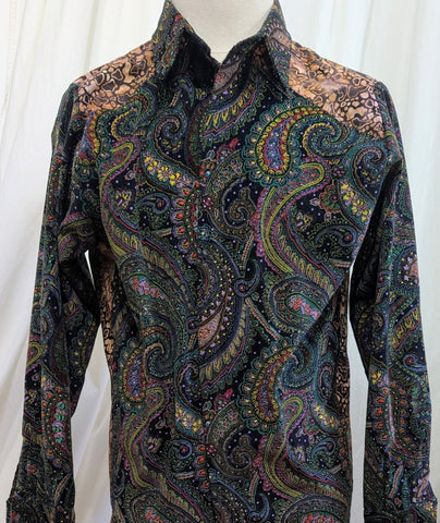 paisley corduroy shirt