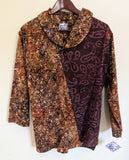 asymmetrical button front shirt