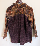 asymmetrical button front shirt