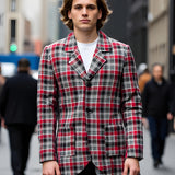 plaid jacket